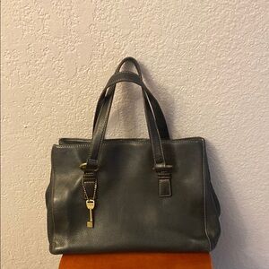 Fossil Elegant Black Leather Handbag